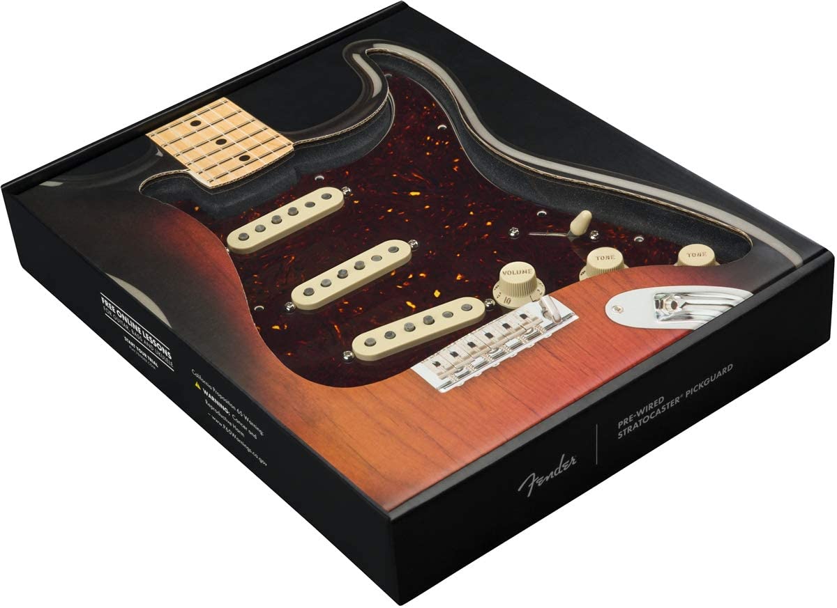 Fender Pre-Wired Strat® Pickguard, Custom '69 SSS - Image 3