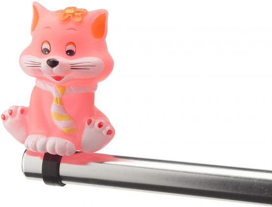 Cicli Bonin Unisex's Cartoon Cat Bells, Pink, One Size