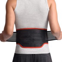 MAXAR BMS-511 Medium Bio-Magnetic Deluxe Back Support Belt Far Infared with Cera Heat Fabric