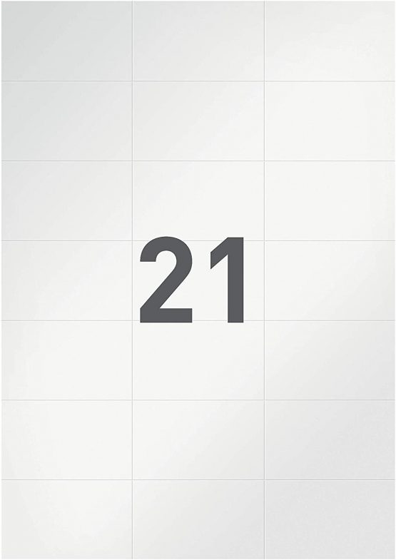 Leitz 61780001 Universal PC Labels 70 x 42.3 mm White - Image 2