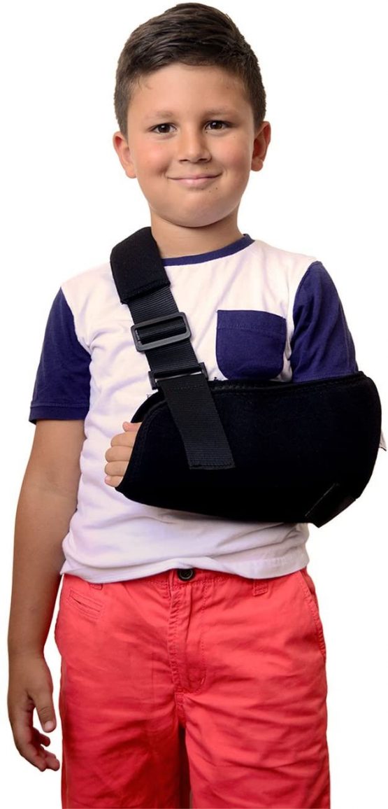 Soles SOLES9 Pediatric Arm Sling with Padded Shoulder Strap kids pediatric small