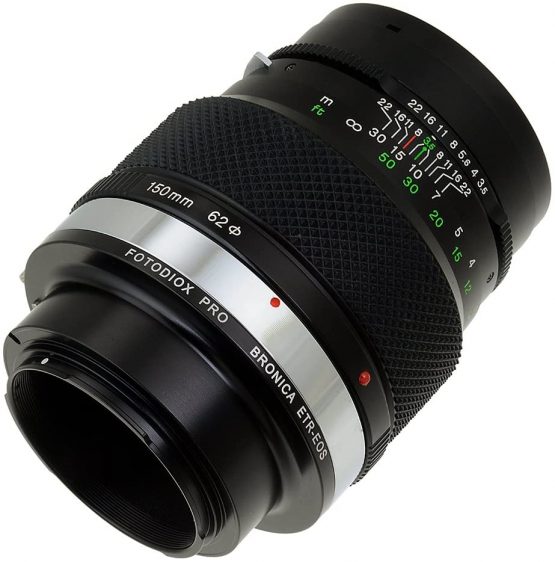 Fotodiox Pro Adapter, Bronica ETR Lens to Canon EOS Camera Mount Adapter -- for Canon EOS 1d,1ds,Mark II, III, IV, 5D, Mark II, 7D, 10D, 20D, 30D, 40D, 50D, 60D, Digital Rebel xt, xti, xs, xsi, t1i, t2i, 300D, 350D, 400D, 450D, 500D, 550D, 1000D - Image 4