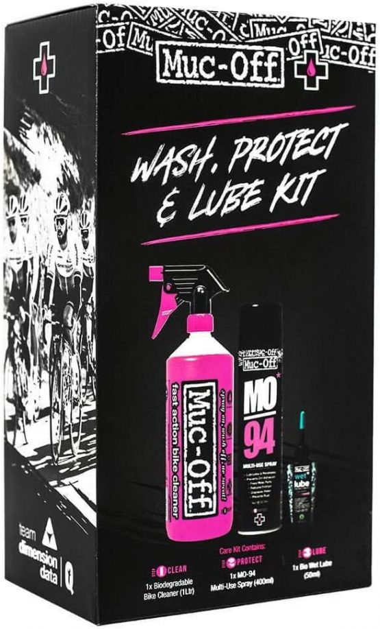 Muc-Off Clean, Protect & Lube Kit - Essentials To Clean, Protect And Lube Your Bicycle - Includes Muc-Off Bike Cleaner, MO-94 And Bio Wet Chain Lube - Image 2