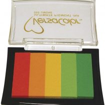 RAYHER "Versacolor 5-Colours" Stamp Pad, Citrus, 4.7 x 7.5 cm