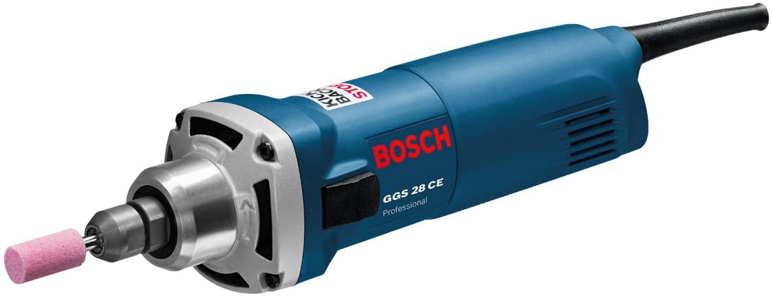 Bosch Professional GGS 28 CE straight grinder (650 W, 10,000-28,000 min-1 no-load speed