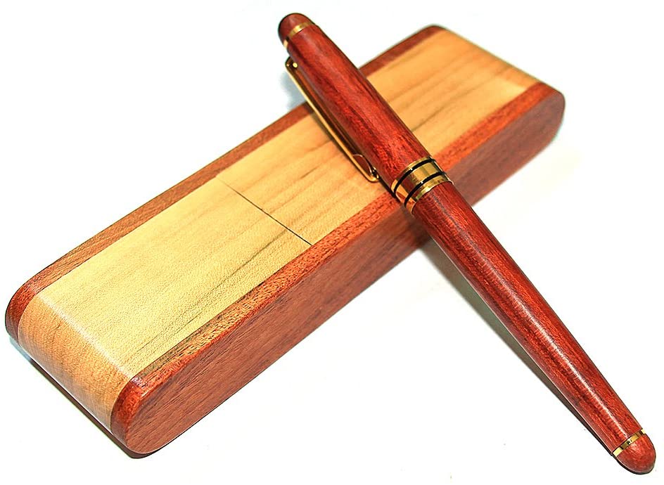 Farsler New Year Gift ECO-Friendly Creative Full Wooden Ballpoint Pen Signature Pen Business Office Pen With Nice Wooden Box Business Gifts