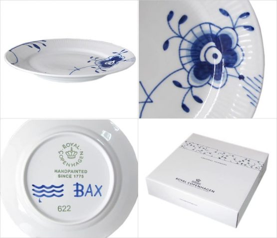 Royal Copenhagen 1017372 Blue Fluted Mega Breakfast Plate, Porcelain - Image 3