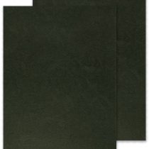 Q-Connect A4 Binding Comb Covers Leathergrain - Black (Pack of 100)