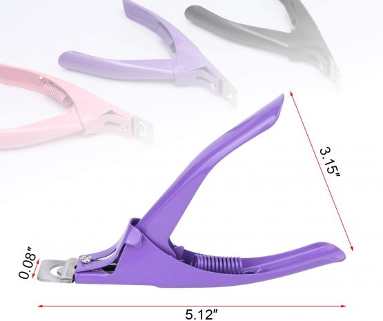 MWOOT 3 Pieces False Nails Clipper Artificial Fake Nail Tips Cutter,Stainless Steel Rustproof Nail Catcher Kit Trimmer Manicure Pedicure Tool for Gel Acrylic Nail - Image 2