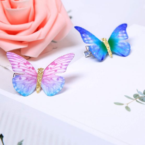 18 Pieces Butterfly Hair Clips Glitter Barrettes Butterfly Snap Hair Clips for Teens Women Hair Accessories (Style Set 1) - Image 3