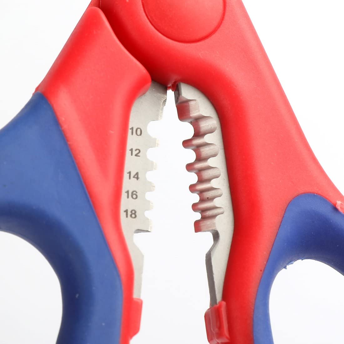 WORKPRO 150 mm Electricians Scissors, 2-in-1 Wire Cutter Stripper, Multi-Function Shears, Bi-Material Soft Handle - Image 4
