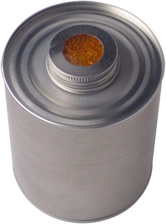 Dry-Packs Steel Canister 750 Grams Indicating Silica Gel Cobalt Chloride (II) Free-Dehumidifier-No Cords