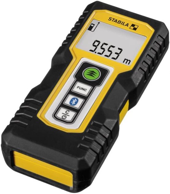STABILA 18817/7 Laser Distance Measurer Type LD 250BT, Yellow/Black - Image 2
