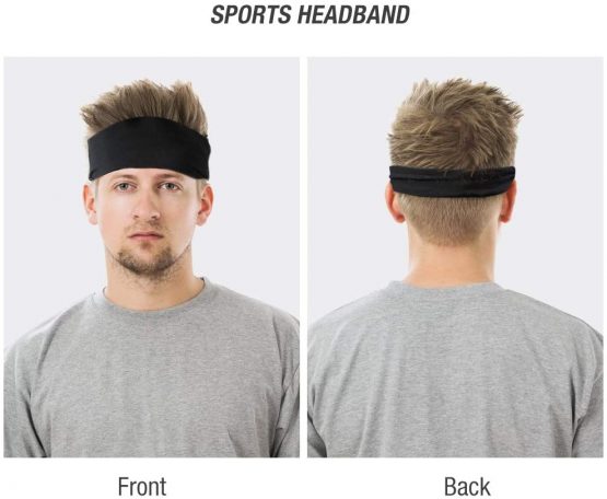 LATTCURE Sports Headband 3 Pack, Headband, Sweatband, Non Slip Headwear Head Band, Turban Winter Headband for Football, Basketball, Soccer, Tennis, Yoga and Golf - Image 4