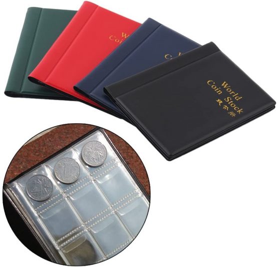 Grapelet New Fashion Money Penny Pockets 120 Coin Holders Collection Storage Album Book (1 x Coin Book) - Image 2