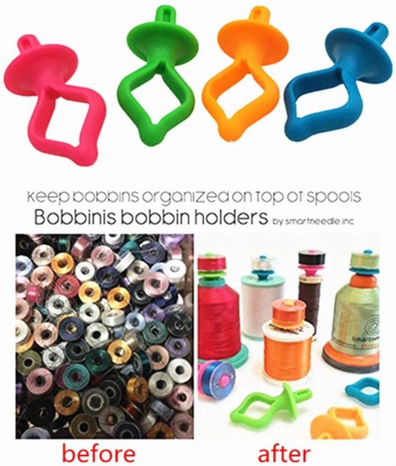 YEQIN Bobbin Thread Holder. Storage Your Bobbins on Top of Thread Spools Organizing Holder (48 pcs) - Image 2