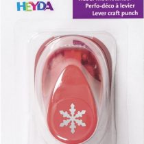 Heyda 203687434 Decorative Punch Small Design 1.7 cm Snowflake Motif