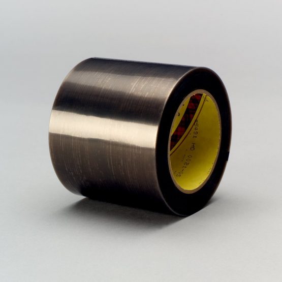 3M 5491 Film Tape, 50.8 mm x 33 m 0, 17 mm, Brown/Clear, Pack of 6