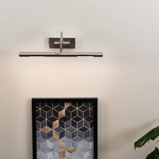 MiniSun - Modern Adjustable Satin Nickel Twin Picture Wall Light - Image 3