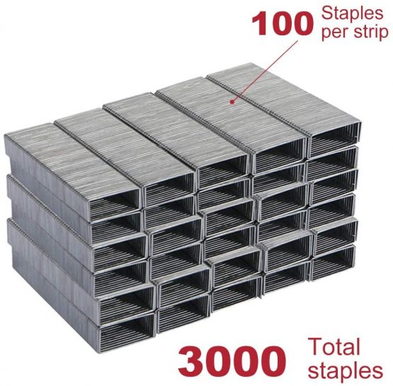 Eagle Staples, #24/6 Staples, 1000/box, 3-Pack, 3000 pcs in Total - Image 3