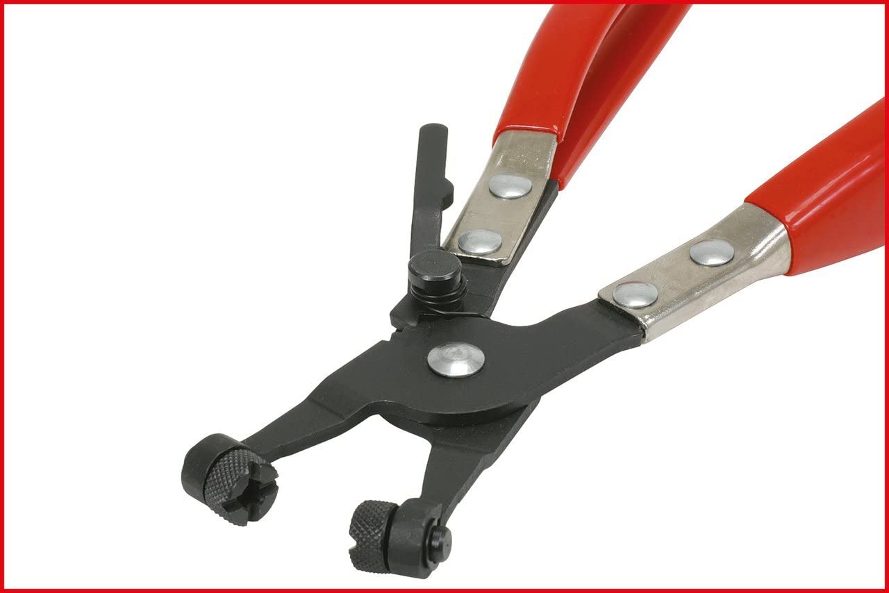 KS Tools 115.1047 Hose Clamp Plier (Dbl Cross Slot) 45mm, Rot - Image 2