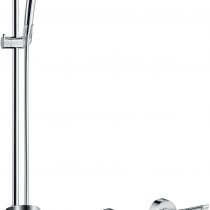 hansgrohe Croma 100 Shower system Multi with Ecostat Comfort thermostatic mixer and shower rail 90 cm