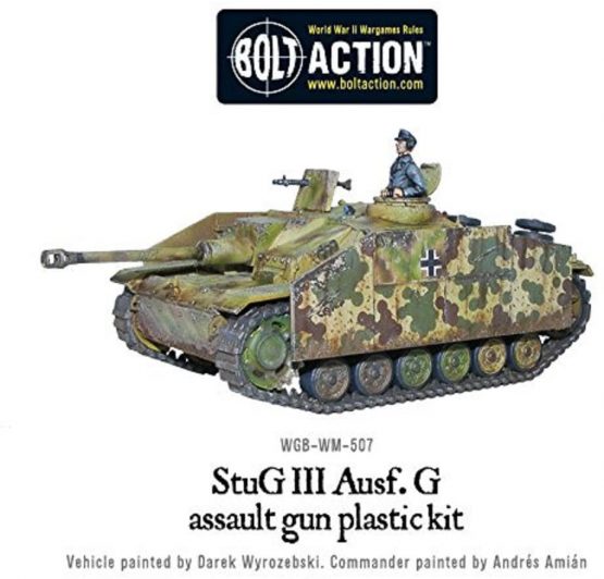 Stug III Ausf G - Bolt Action 1/56th Scale Tank Model - 28mm Miniatures - WWII German Army - Image 2
