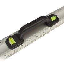 Toolzone Aluminium Ruler with Spirit Levels and Handle, 1000mm