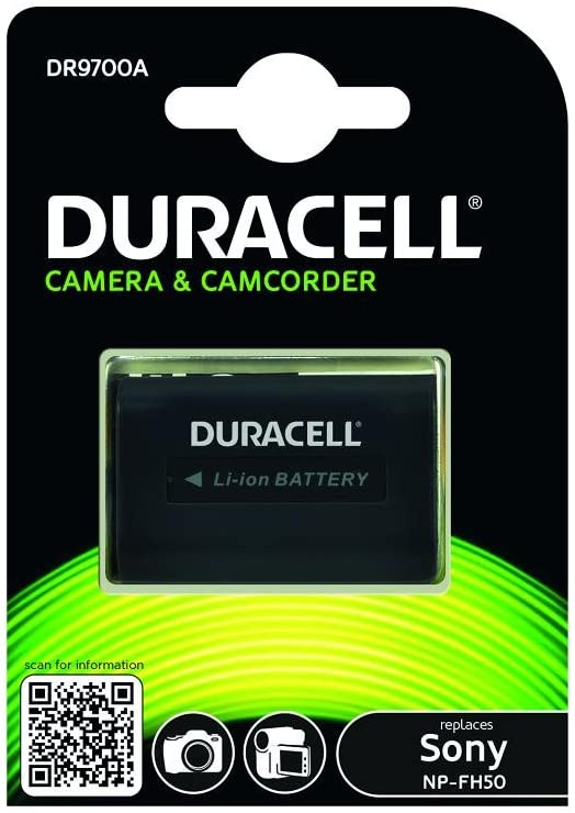 Duracell DR9700A Replacement Digital Camera Battery For Sony NP-FH30, NP-FH40, NP-FH50 Digital Camera Battery
