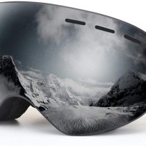 SPOSUNE Ski Goggles Skiing Goggles Over Glasses with Anti-Fog Spherical Dual Interchangable Lens,100% UV400 Protection Snow Snowboard Goggles for Men Women Youth,Helmet Compatible,Anti Glare,Impact Resistant,Windproof