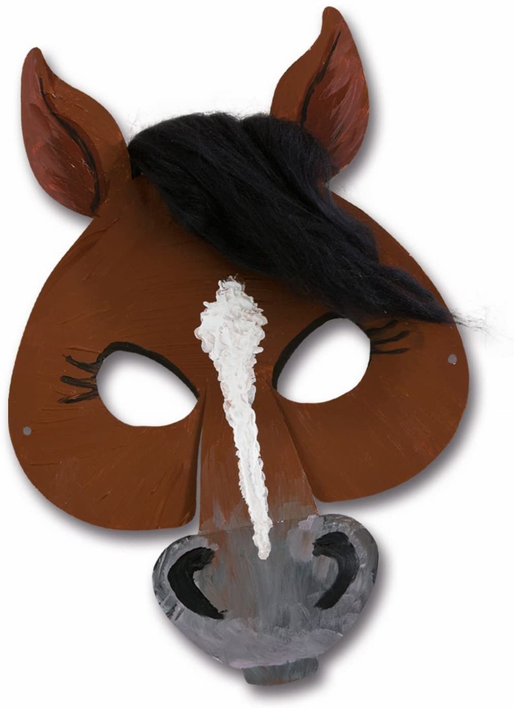 Folia 23209 Children's Masks Cardboard 6 Assorted Designs, White - Image 2