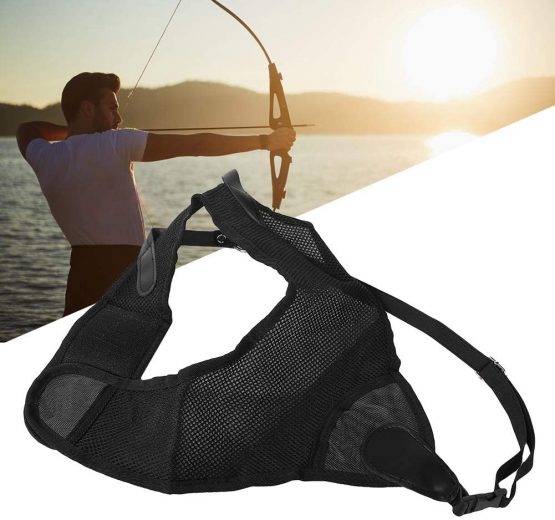 Zer one Archery Chest Guard,Adjustable Bow Chest Guard Protector Fit for Left Chest Shooting Hunting Archery Bow Protection Accessories - Image 3