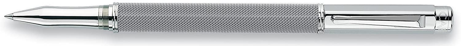 Caran D'ache Various Ivanhoe Silver Plated Rhodium Coated Rollerball Pen, Blue,Silver,Black