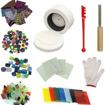 Small Microwave Kiln Kit 10pcs/ Set for DIY Jewelry Glass Fusing Kiln Tools