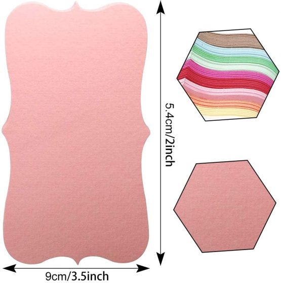 200pcs Color Business Cards Blank Kraft Paper Word Card Message Card DIY Craft Gift Card for DIY Graffiti Small Notepads Memo Business Cards 3.5x2inch 10 Colors - Image 3