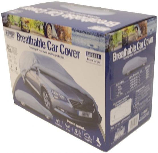 Maypole 9881 Breathable Full Car Cover, Grey, X-Large - Image 2