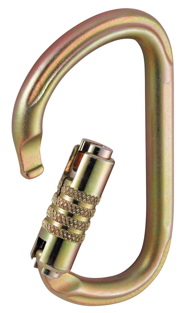 Petzl M73 TL VULCAN High-Strength Steel Carabiner, Size: Triact-Lock, Gold M073BA00, uni - Image 2