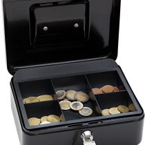 Wedo 145 221X Cash box in Black Size 20.0 x 16.0 x 9.0 cm