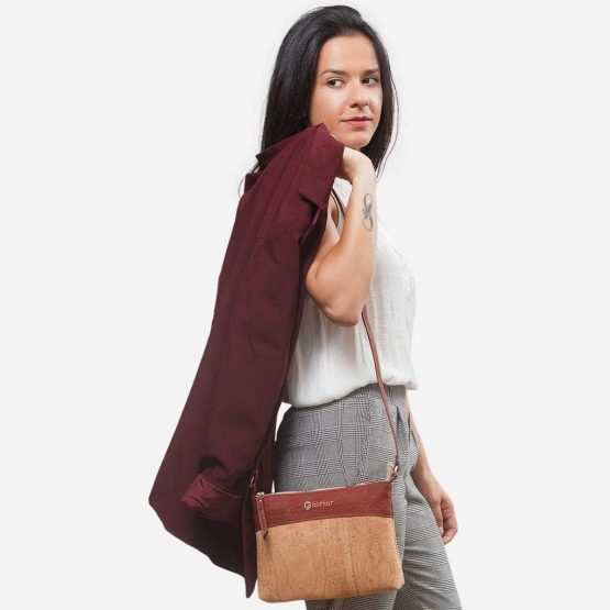 Corkor Cork Purse Crossbody Women | Vegan Bag Cruelty Free Non Leather - Image 2
