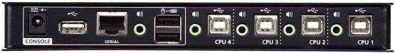 ATEN CS724KM 4 Port USB Boundless KM Switch Black - Image 2