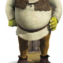 STAR CUTOUTS SC917 Shrek Mini Cardboard Cutout for Fans, Parties and Collectors Height 94cm, Multicolour