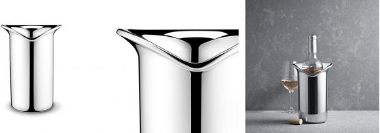 Georg Jensen Wine Cooler, Mirror Polished Stainless Steel by Thomas Sandell - Image 4