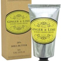Naturally European Ginger & Lime Luxury Hand Cream Boxed 20% Shea Butter 75ml| Combats Dry Skin For Those Hardworking Hands | Hand Cream, Hand Cream for Very Dry Hands, Shea Butter
