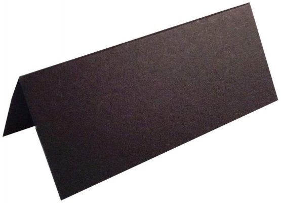 100 x Black Blank Wedding Table Name Place Cards - UK Card Crafts
