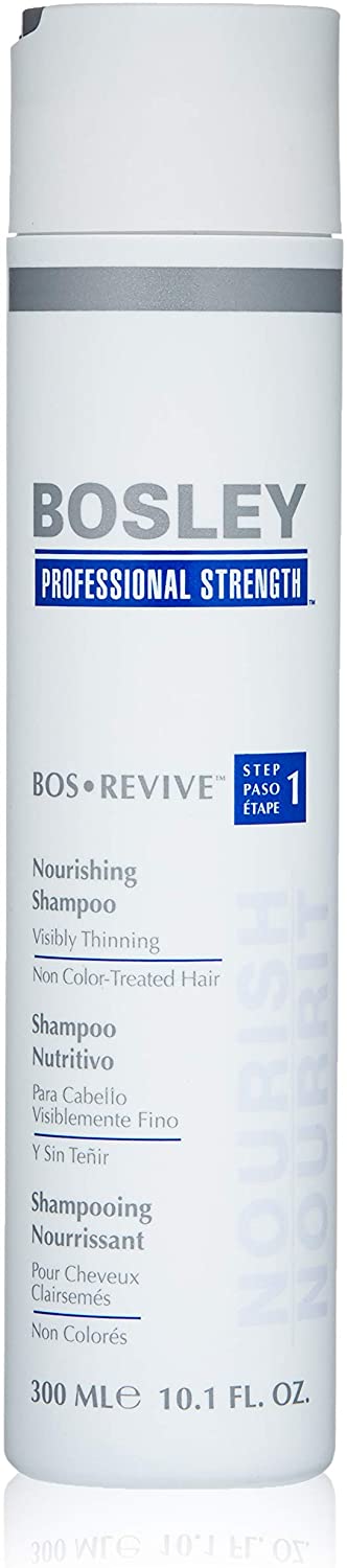 BosleyMD BosRevive Nourishing Shampoo, Thickening Cleanser for Visibly Thinning Non Color-Treated Hair, With Saw Palmetto