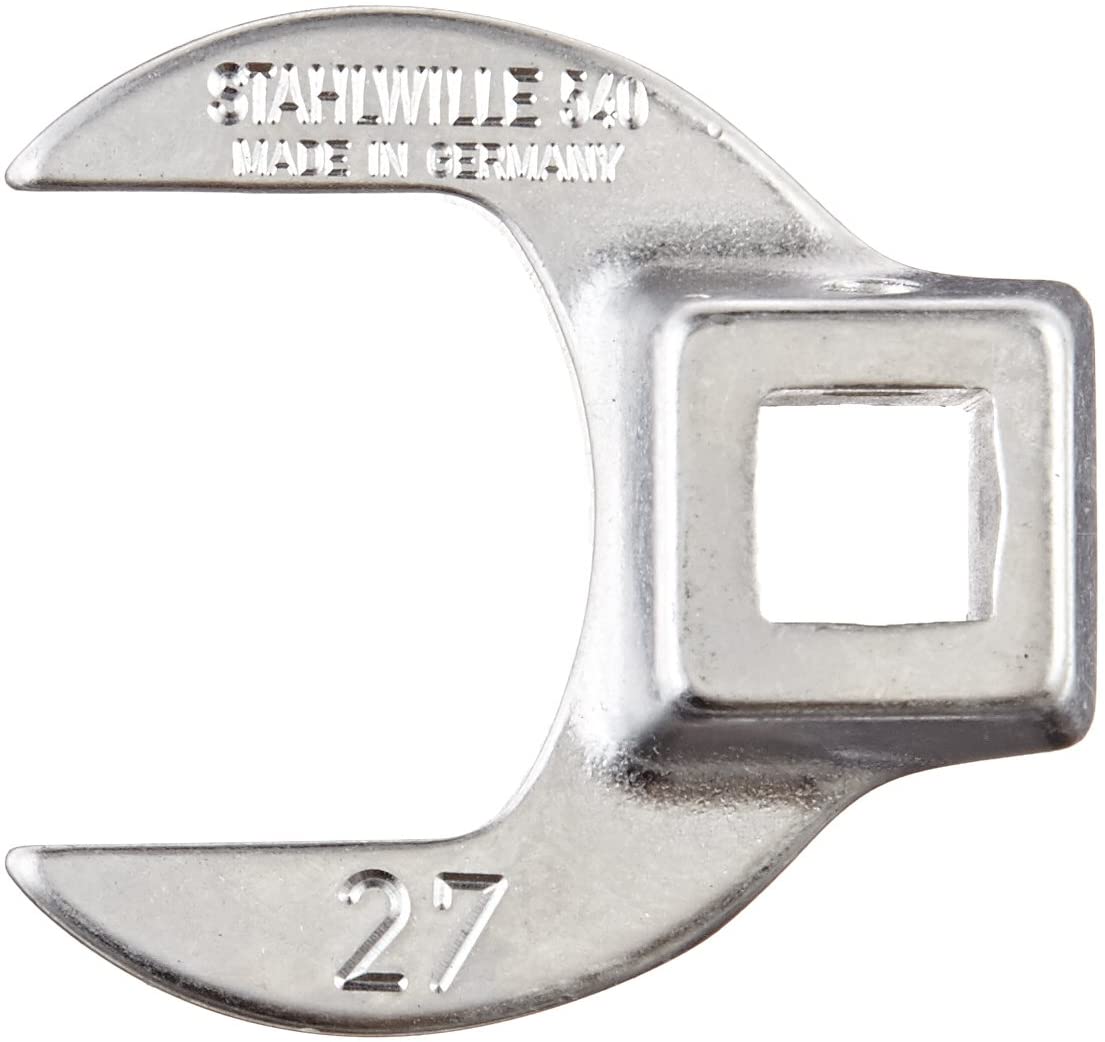 Stahlwille STW54027 3/8-Inch Drive 27 mm Crow Foot Spanner - Silver