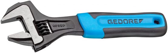 GEDORE Single open-ended adjustable spanner, AF 36 mm (1 7/16"), Scale, Phosphated, Plastic grip 60 S 12 JP