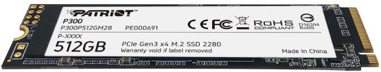 Patriot Memory P300 M.2 Pcie Gen 3 x4 512GB low-power consumption SSD,P300P512GM28 - Image 3
