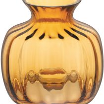Dartington Crystal Vase, Amber, Small