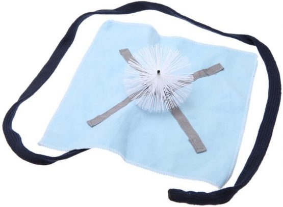 Andoer Saxophone Sax Cleaning Tool Brush Cloth Thumb Rest Cushion Reed Case Cleaning Kit - Image 3